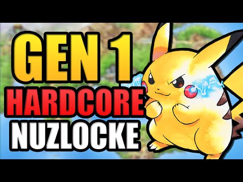 Pokémon Yellow - My First Gen 1 Hardcore Nuzlocke! (No items, No overleveling)