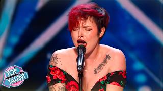 She Has Red Hair. She's Nervous. Then Made This COVER Sound Like A RECORD DEAL!
