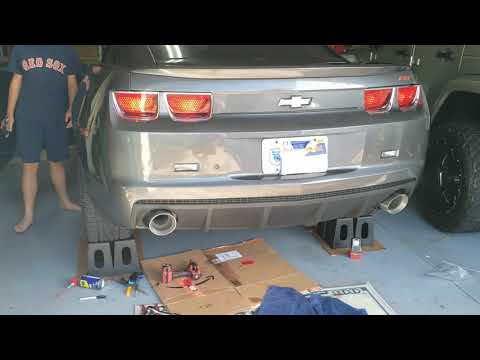 2010 Camaro SS muffler delete kit by MBRP sound check. So right!
