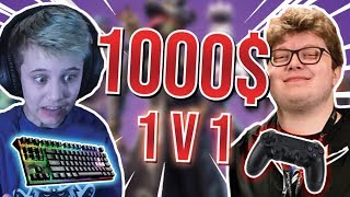 I bet $1000 on a 1v1 against Aydan | Best fortnite console player ...