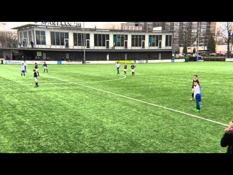 Spartaan 20 E-Top - Leonidas D1  20 Feb 2016 Eindstand 4-1 Eerste Helft