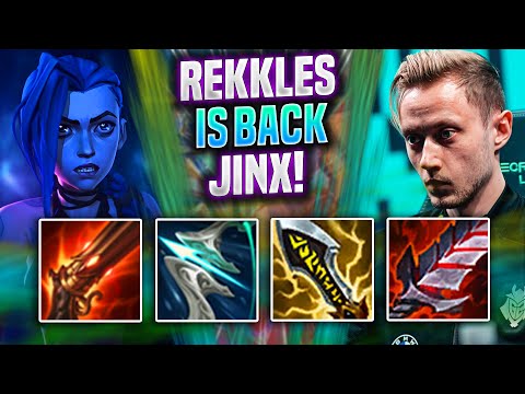 REKKLES JINX IS BACK IN SOLOQ! - KC Rekkles Plays Jinx ADC vs Vayne! | Preseason 2022
