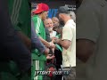 DAVID BENAVIDEZ STARES DOWN CALEB PLANT IN HEATED FIRST FACE OFF!