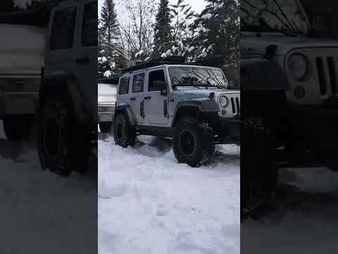 Winter #camping #wisconsin #overlanding #teardroptrailers #jeep #stuck