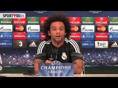 Las risas de Marcelo y Ancelotti