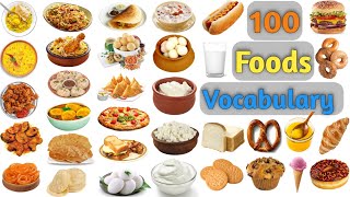 Foods Vocabulary ll About 100 Foods Name In English With Pictures