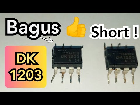 Cara mengetahui IC PWM DK1203 BAGUS atau RUSAK (short)❗