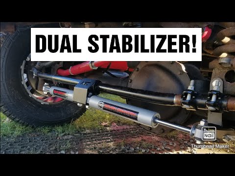 Dual Steering Stabilizer Install Third Gen Cummins - Rollover Dodge Rebuild - PART 7