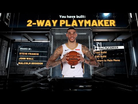 NBA 2K21 LONZO BALL BUILD IS A FACILITATING LOCKDOWN - 50 BADGES - FINISH SPEEDBOOST AND GUARD 1-3!