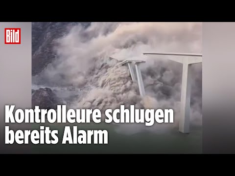 Desaster in China: Neue Hongqi-Brücke in Sichuan stürzt ein