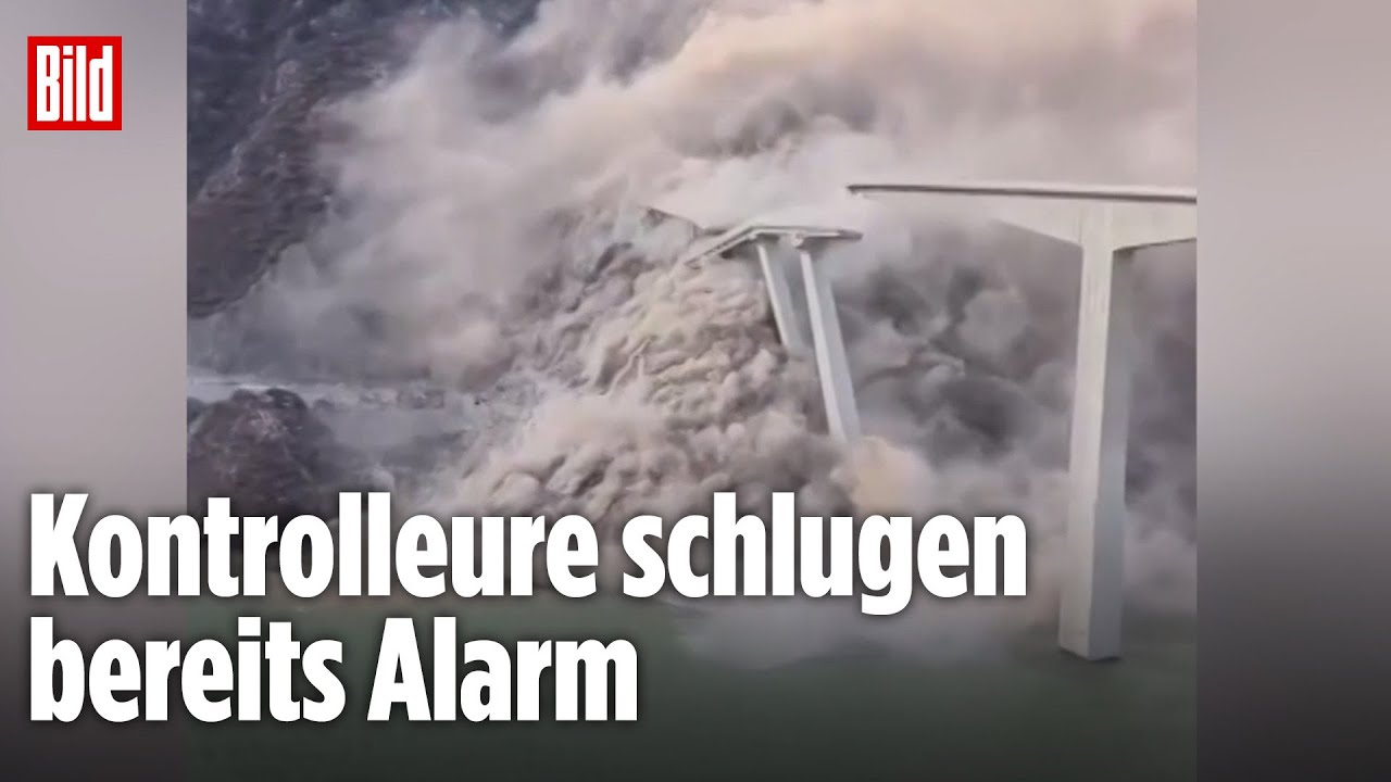 Desaster in China: Neue Hongqi-Brücke in Sichuan stürzt ein