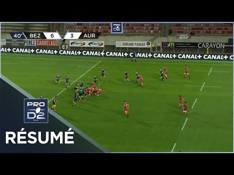 PRO D2 - Résumé AS Béziers Hérault-Stade Aurillacois: 19-3 - J6 - Saison 2020/2021