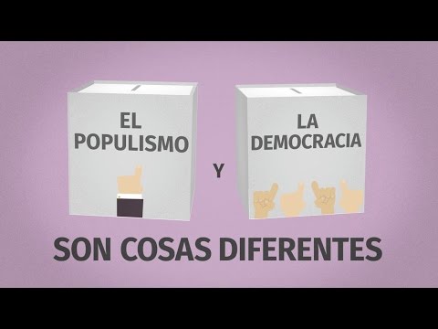 El populismo y la democracia son cosas diferentes