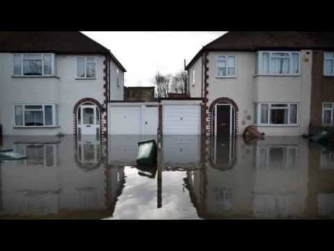 UK storms: Wind and rain as flooding continues - 15 February 2014