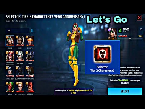 Lets Select 7 Year Anniversary Special T3 Selector - Marvel Future Fight