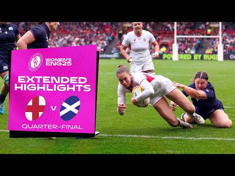 A try-scoring CLINIC 🤯 | England vs Scotland | Rugby World Cup 2025 | Extended Highlights