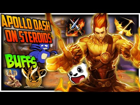 NEW APOLLO BUFFS MAKE HIM FEEL SO STRONG!! [Ranked Smite]