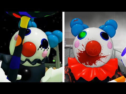 ROBLOX PIGGY 2 LAURA CLOWNY VS EVIL CLOWN JUMPSCARE - Roblox Piggy Book 2 rp