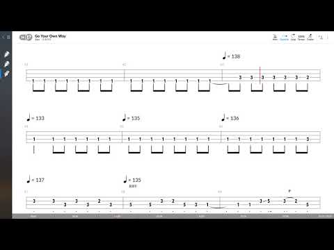 Fleetwood Mac - Go Your Own Way (BASS TAB PLAY ALONG)