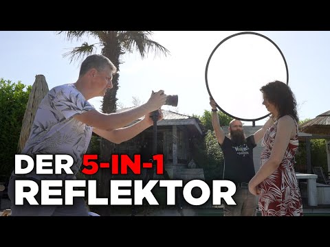 Fotografieren und Filmen lernen mit 5 in 1 Reflektor und Diffusor