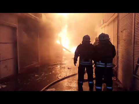 Խարկովում այրվում է Արեւելյան Եվրոպայի խոշորագույն շուկաներից մեկը 