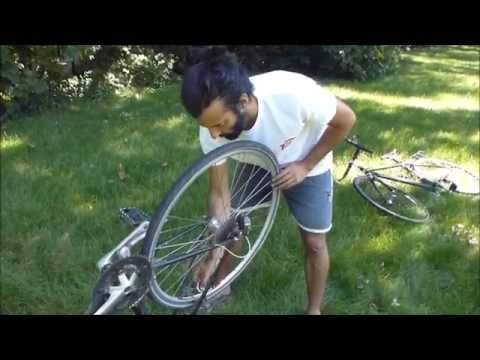 comment reparer roue velo voilée