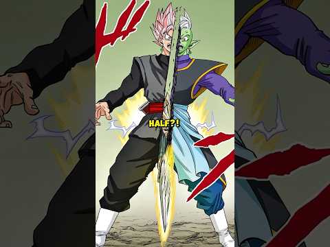 Trunks cuts Zamasu. In. Half #dragonball #db #goku #dragonballsuper #dragonballz #viralvideo #anime