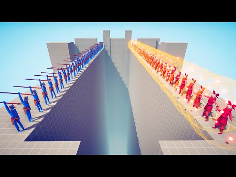SPEAR THROWER 50x vs 50x EVERY RANGED UNIT - Totally Accurate Battle Simulator TABS