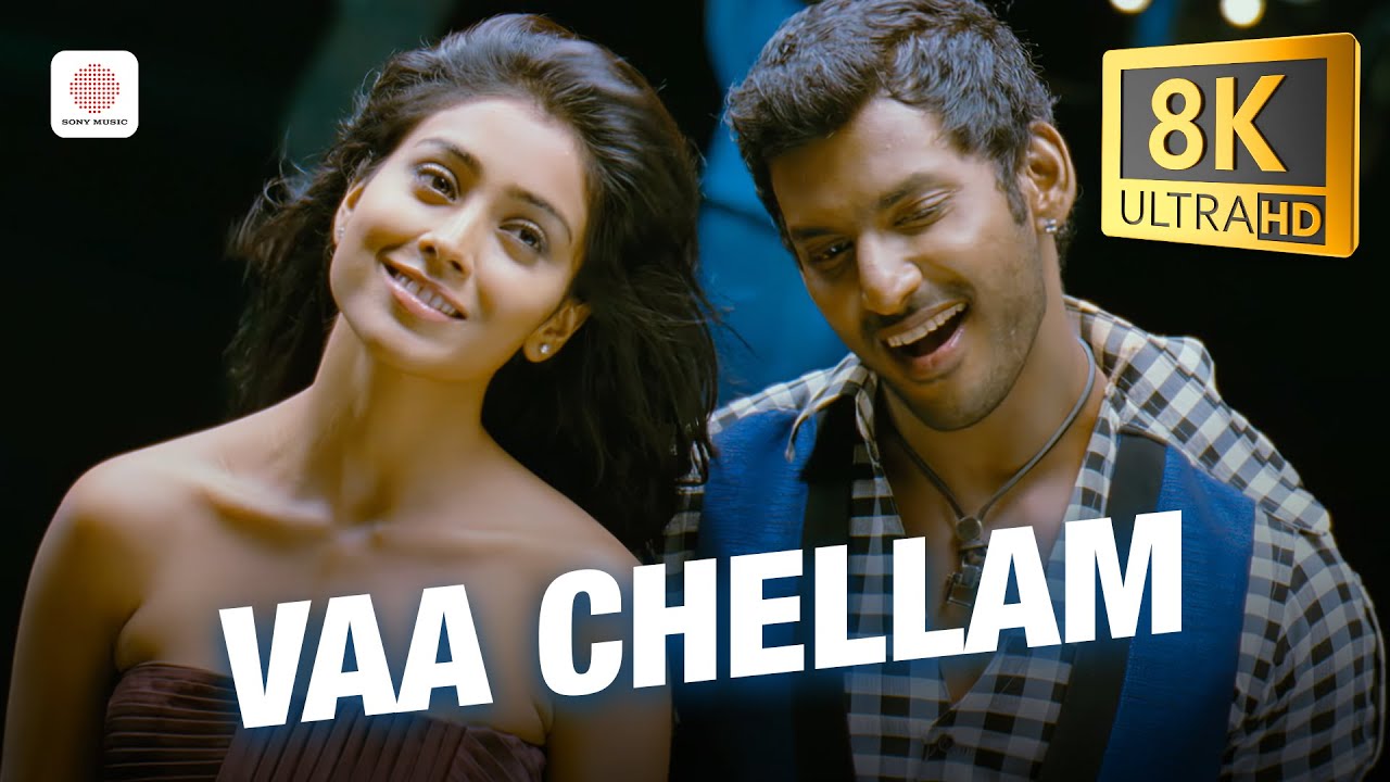 Vaa Chellam 8K/4K Video Song | Thoranai | Vishal, Shreya | Mani Sharma