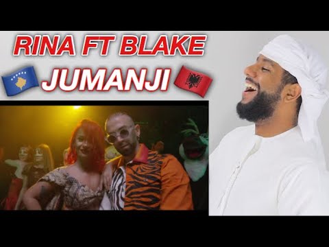 ARAB REACTION TO ALBANIAN MUSIC BY RINA FT BLAKE - JUMANJI **WOW**