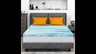 Best 3-Inch Gel Memory Foam Mattress Topper! | IULULU King Size Cooling Topper Review