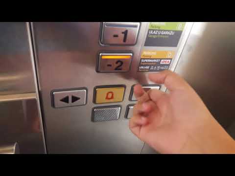 LOUD MOTORS!2 2008 Schindler 5400 MRL Trac.E.At Ušće shopping Center Belgrade,Serbia