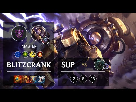 Blitzcrank Support vs Pyke - EUW Master Patch 11.18