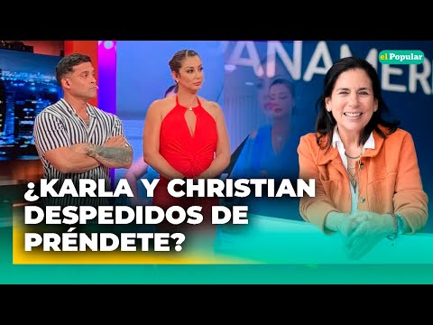 ¿Karla Tarazona y Christian Domínguez habrían sido DESPEDIDOS de Préndete? #elpopular
