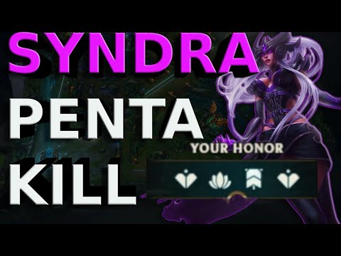 PENTA KILL!!! RANK 1 SYNDRA STOMPS CHALLENGER GAME (Syndra Vs Akali) - Trisend3