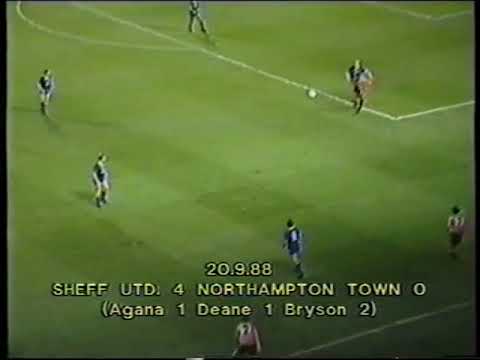 Sheffield United v Northampton Town, September 20th 1988