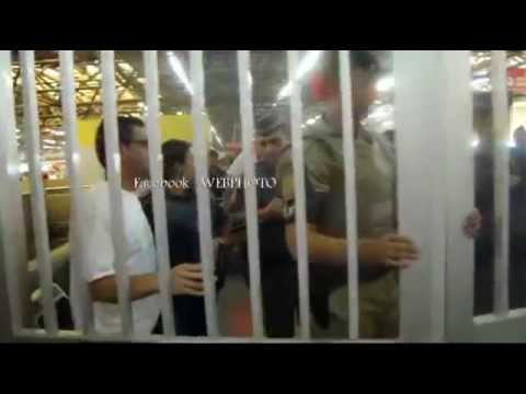 Tropa de choque no metrô Tatuapé 12 06 2014