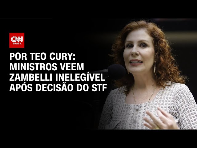 Ministros veem Zambelli inelegível após decisão do STF | BASTIDORES CNN