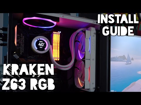 NZXT Kraken Z63 RGB RL-KRZ63-R1 RGB 140W Black