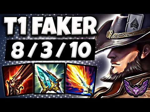 T1 Faker Twisted Fate MID vs Sylas - Patch 25.15 Korea Master
