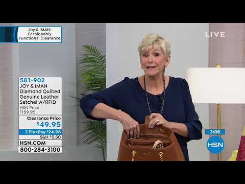 HSN | Joy & IMAN: Fashionably Functional Clearance 03.09.2019 - 06 AM