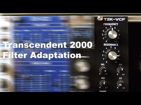 G-Storm Electro T2K-VCF  Eurorack Transcendent 2000 Filter Adaptation image 3