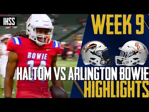 Roberson Shines Despite Haltom's Loss to Bowie, 30-20