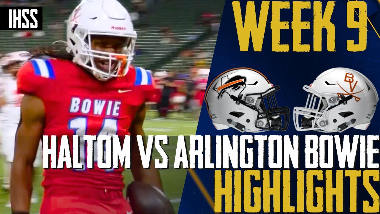 Roberson Shines Despite Haltom's Loss to Bowie, 30-20