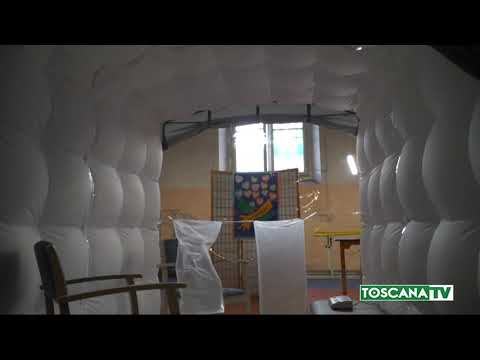 2021-01-16 FIRENZE - A MONTEDOMINI INAUGURATA STANZA DEGLI ABBRACCI