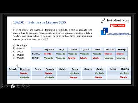 IBADE - Raciocínio Lógico - Concurso de Linhares 2020