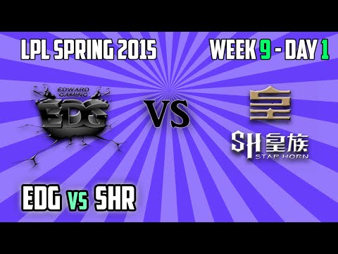 7. EDG vs SHR - Game 1 - Highlights - LPL Spring 2015 - W9D1