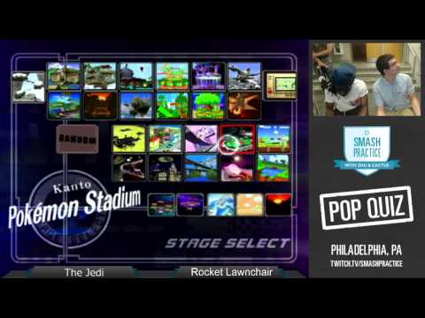 Pop Quiz I - Losers Round 6 - The Jedi (Fox) vs Lawnchair (Marth) - SSBM Smash Melee