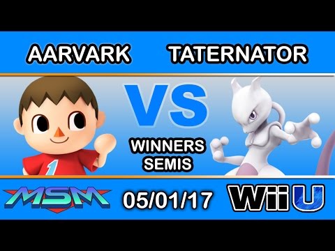 MSM 95 - BSD | Aarvark (Villager) Vs. Ronin R5 | Taternator (Mewtwo) Winners Semis - Smash Wii U