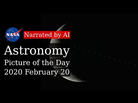 APOD: 2020-02-20 - Trifecta at Twilight (Narrated by Joanna)